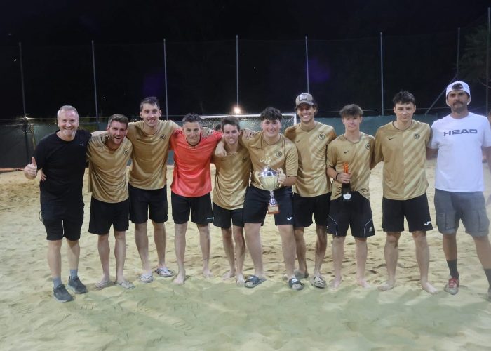 BSC Etroubles vincitori torneo beach soccer Belair Gressan