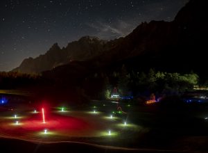 La gara Steve’s Golf by Night a Courmayeur