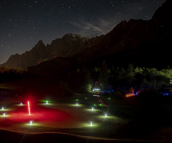 La gara Steve’s Golf by Night a Courmayeur