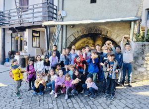 Bambini scuole Charvensod forno comunale