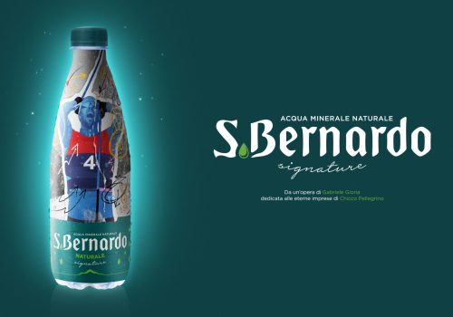 Bottiglia acqua s bernardo federico Pellegrino