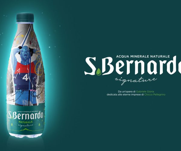 Bottiglia acqua s bernardo federico Pellegrino