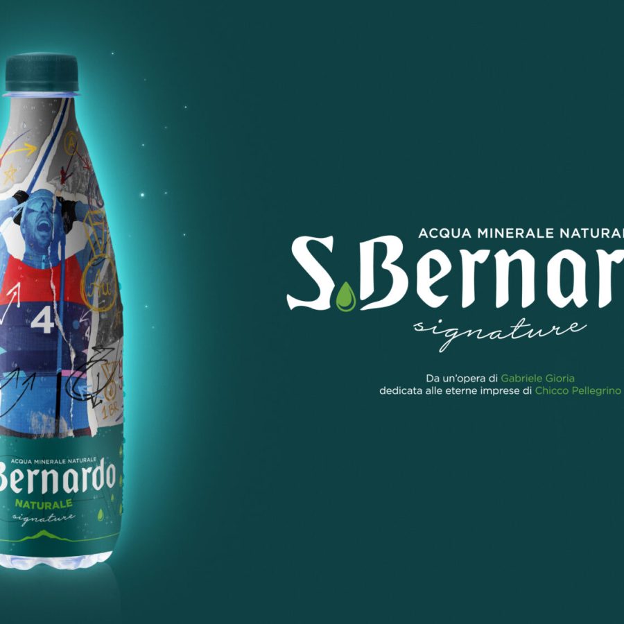 Bottiglia acqua s bernardo federico Pellegrino