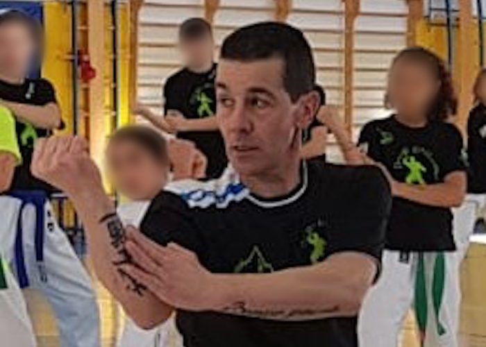 Il maestro di Karate Bruno Politano.