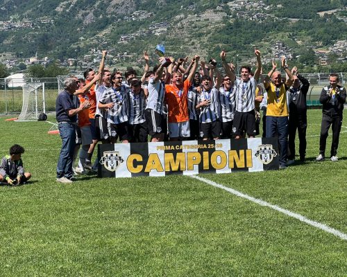 CGC Aosta premiazione vittoria Prima Categoria