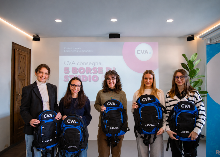 La consegna delle borse di studio Stem da parte di Cva nel 2025