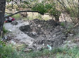 La zona del ritrovamento.