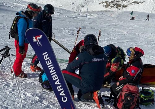 Carabinieri sulle piste