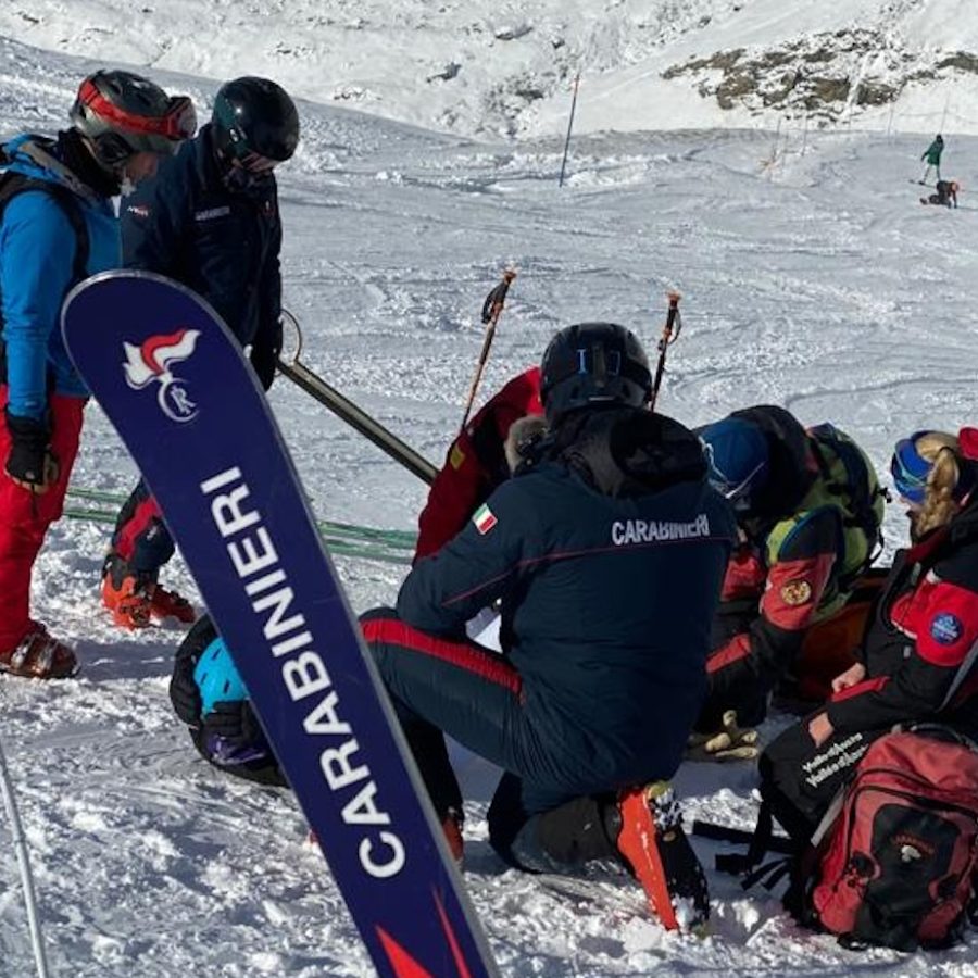 Carabinieri sulle piste