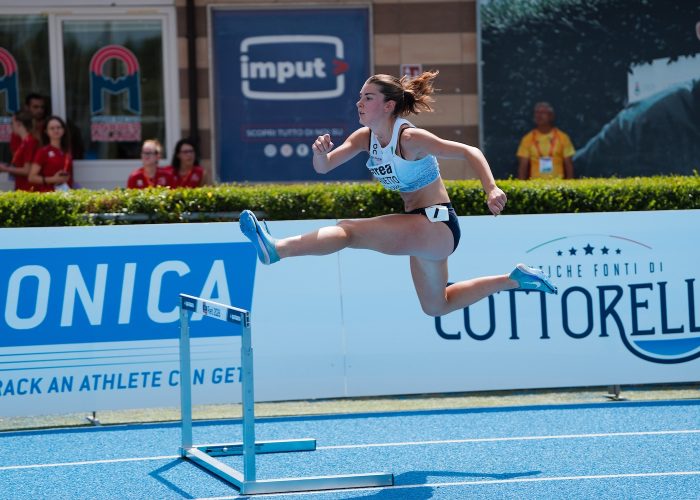 Carlotta Giovanetto Europei Under Rieti atletica foto Grana Fidal