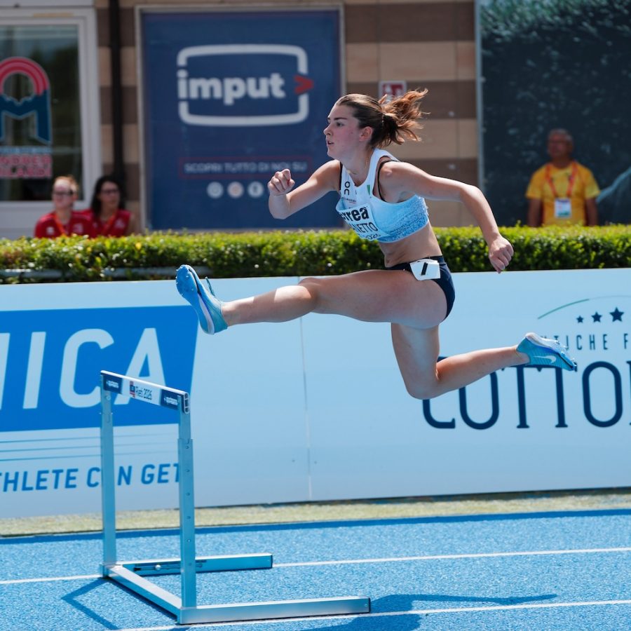 Carlotta Giovanetto Europei Under Rieti atletica foto Grana Fidal