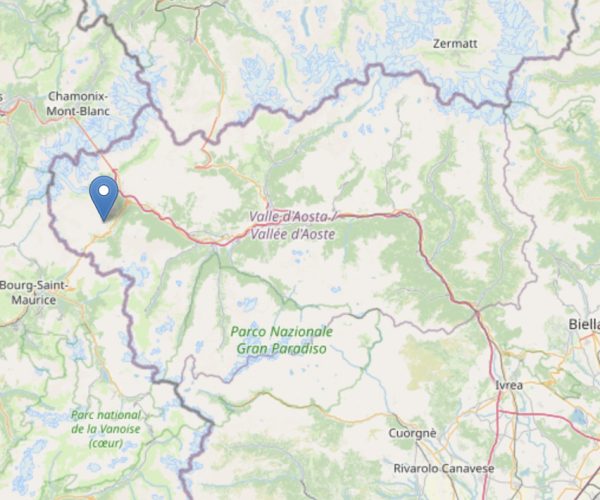 Scossa terremoto Valle d'Aosta