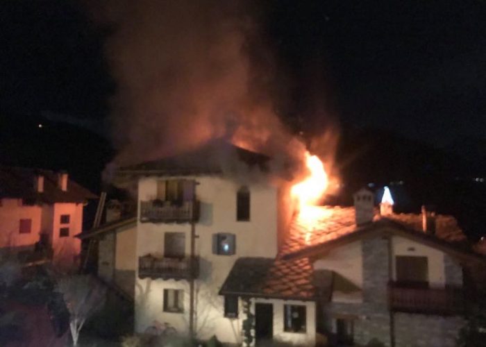 L'incendio all'abitazione di Saint-Pierre.