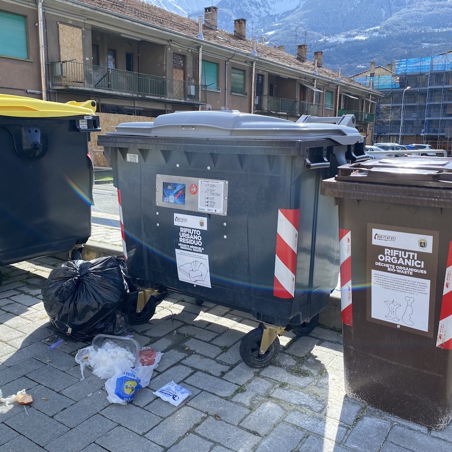 Cassonetti bidoni rifiuti