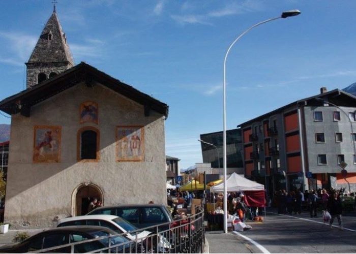 Mercatino a Saint Martin de Corléans