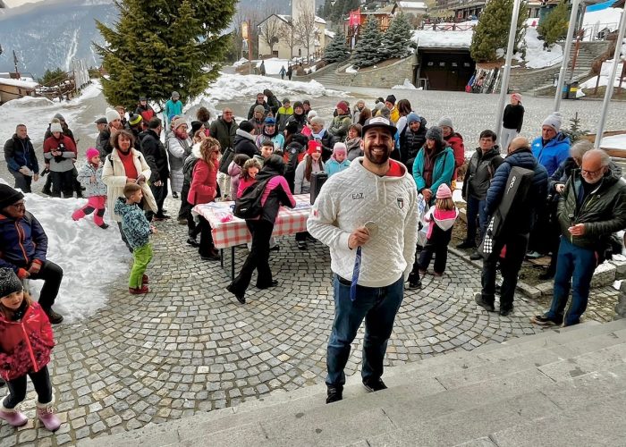 Chamois festeggia Lorenzo Sommariva