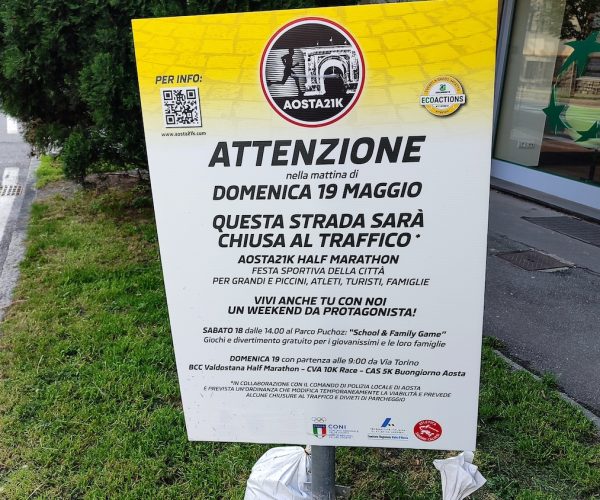 Chiusura strade AostaK