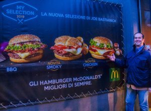 Christian Diémoz allentrata del McDonalds