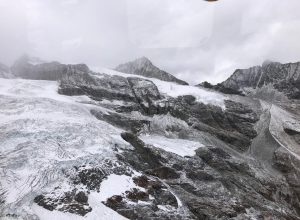 alpinisti bloccati cogne - il sorvolo di ieri dell'elicottero