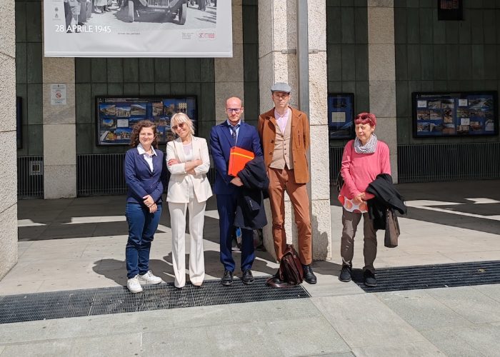 La delegazione del Comitato Insieme per Cime Bianche alle audizioni in Commissione