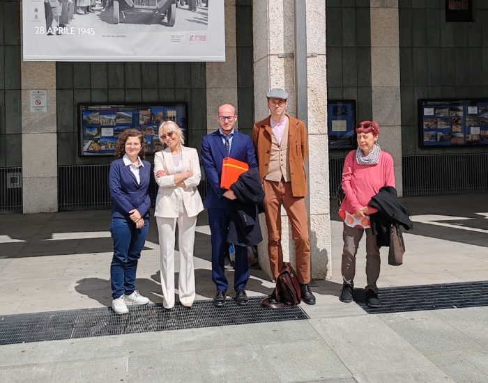 La delegazione del Comitato Insieme per Cime Bianche alle audizioni in Commissione