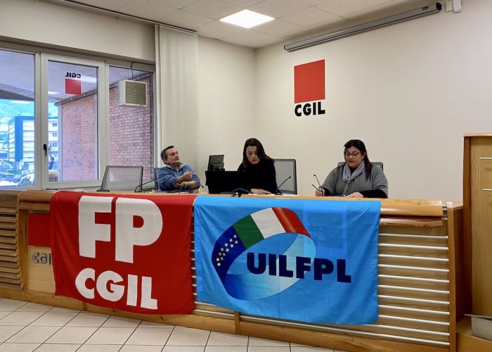 Conferenza stampa CGIL UIL sciopero generale