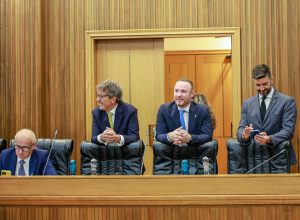 Consiglio Regionale Fratelli d'ITalia e Lega Vda Zucchi Bellora Manfrin Perron Ph Nicole Jocollé