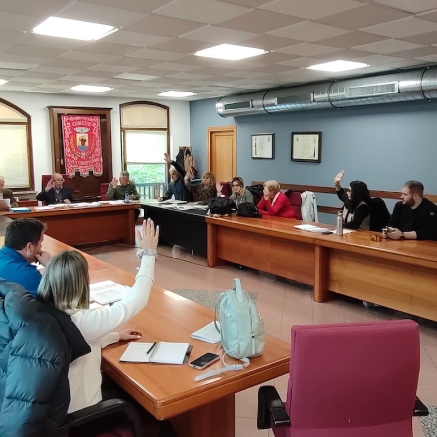 Il Consiglio comunale di Saint-Christophe del marzo 2026