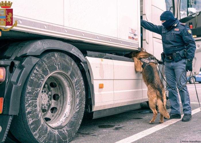 I controlli della Polstrada.
