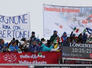 FIS Alpine Skiing World Cup, La Thuile (AO), backstage at the last edition, February SKI WORLD CUP / La Thuile (Ita) // Federica Brignone (Ita) photo Alessandro Trovati Pentaphoto Photo credit: Pentaphoto