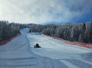 Fis Ski World Cup, La Thuile (ITA), //, mezzi battipista in azione lunedì mattina , photo credit: