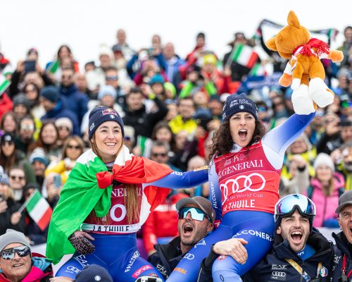 Coppa del mondo sci La Thuile Sofia Goggia Federica BrignonePH Roberto Roux