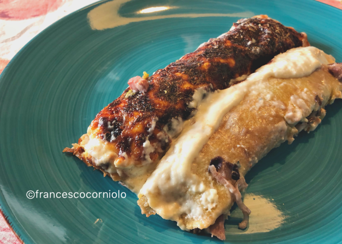 Crespelle radicchio e scarola