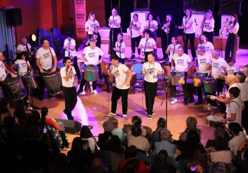 D+ Tamtando e coro Mazì Present! festival inclusivo Foto Alice Dufour