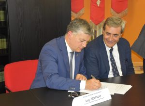 Firma intesa per interventi frana Quincinetto