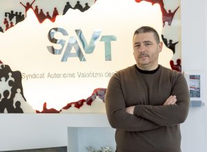 Il segretario del Savt/Agricoli-Forestali Dimitri Démé