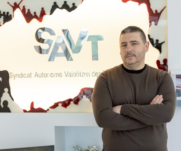 Il segretario del Savt/Agricoli-Forestali Dimitri Démé
