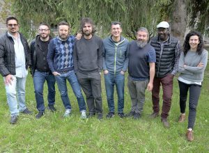 Alessandro Stevanon, Raffaele D'Anello, Laurent Vicquéry, Gian Luca Rossi, Joseph Péaquin, Daniele Mantione, Babacar Diakhaté e Nora Demarchi