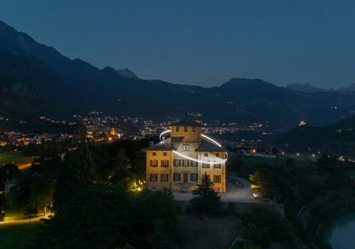 Accensione orbita al castello Gamba