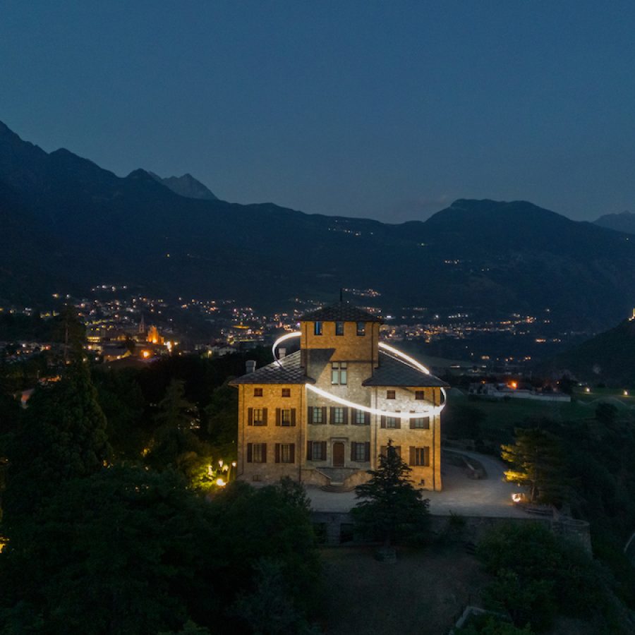 Accensione orbita al castello Gamba
