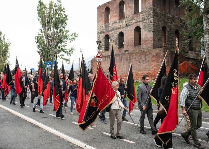 La celebrazione degli 80 anni dell'Union Valdôtaine