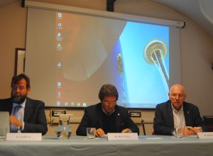 Da sx Giuseppe Sajeva, Mauro Baccega e Renzo testolin