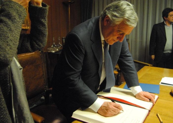 Il Presidente del Parlamento europeo Antonio Tajani ad Aosta