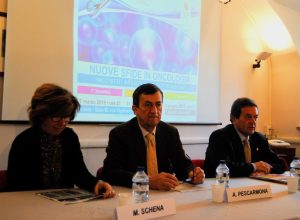 Da sx Schena, Pescarmona e Baccega