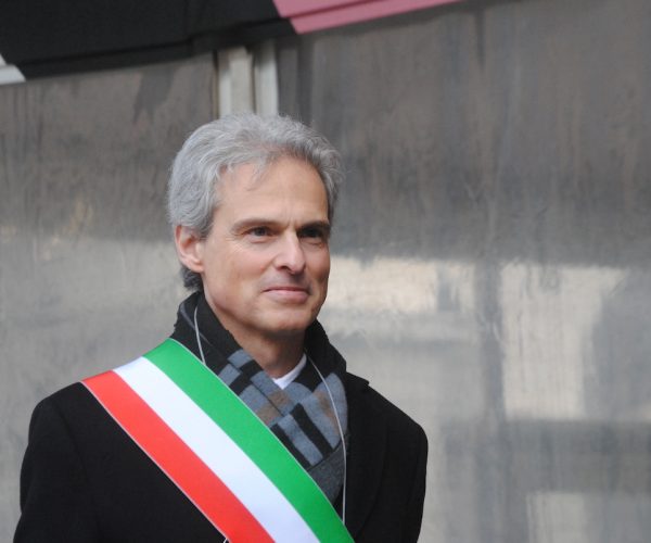Il sindaco di Aosta Gianni Nuti