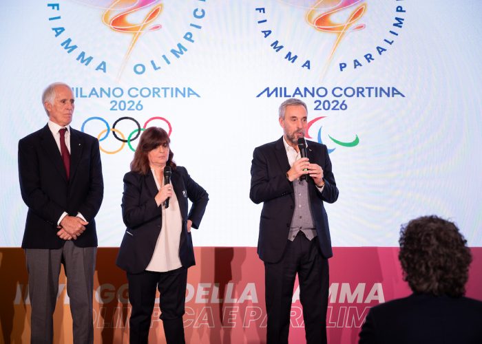 La presentazione delle Olimpiadi di Milano Cortina 2026