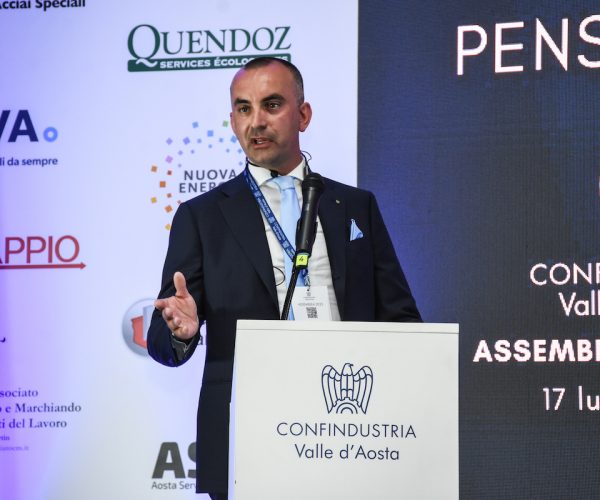 Il presidente di Confindustria Valle d'Aosta Francesco Turcato