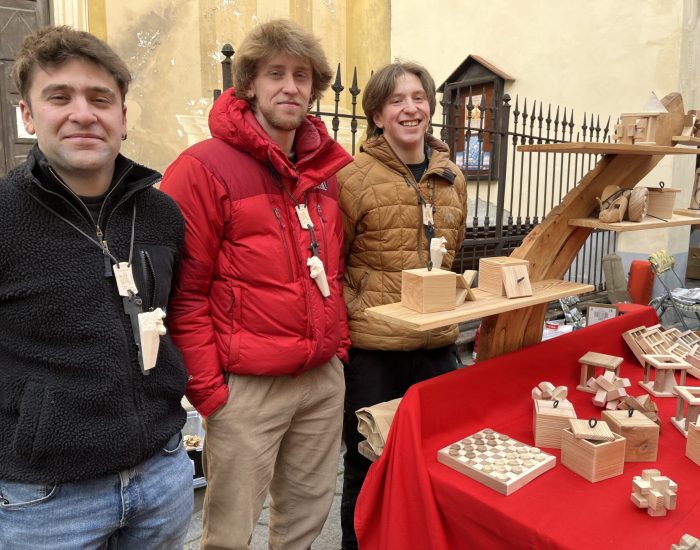 Da sx David Laurent e Francois