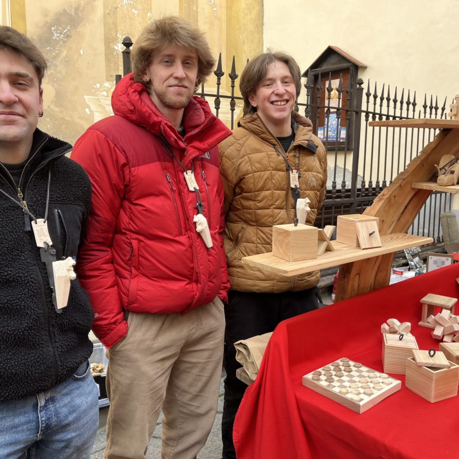 Da sx David Laurent e Francois