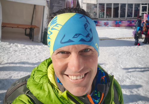 Davide Verthuy alla partenza di La Thuile